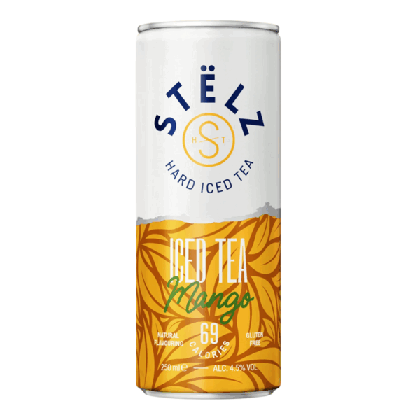 Stelz - Hard Iced Tea Mango 4,5% - 12 x 0,25 liter - Afbeelding 1