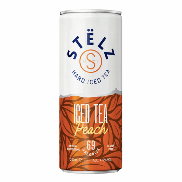 Stelz - Hard Iced Tea Peach 4,5% - 12 x 0,25 liter - Afbeelding 1