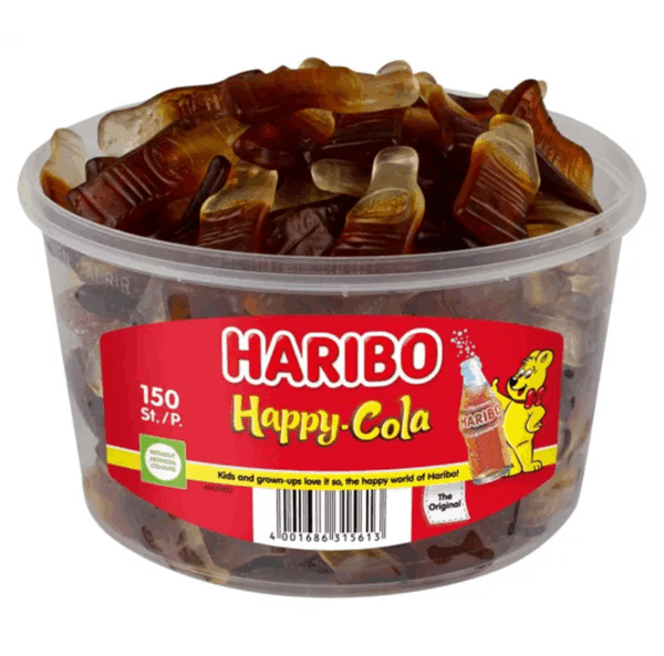 Haribo silo - Happy cola 150 stuks - Afbeelding 1