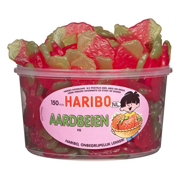 Haribo silo - Aardbei 150 stuks - Afbeelding 1